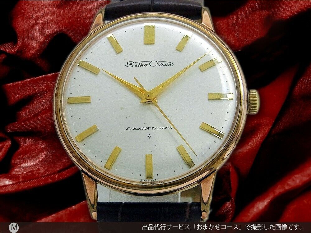 SEIKO Crown J15003 ED Dial Cal.560 Manual Winding Vintage SEIKO Crown J15003 ED Dial Cal.560 Manual Winding Vintage