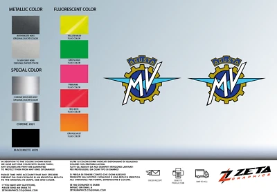 ZETA GRAPHICS 2 Adesivi Serbatoio MV Agusta F4