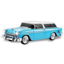 Chevrolet Blue Bel Air Nomad Bluetooth Portable Speaker w/ LED Light USB/AUX/FM