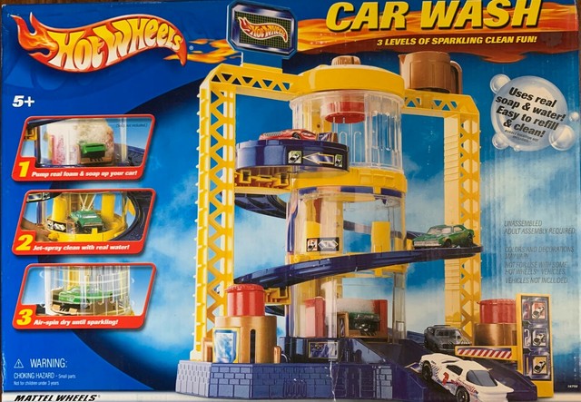 hot wheels retro sto and go car wash