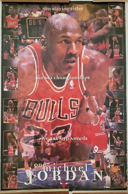 VINTAGE SPORTS POSTER ~ Michael Jordan One Michael 23x35