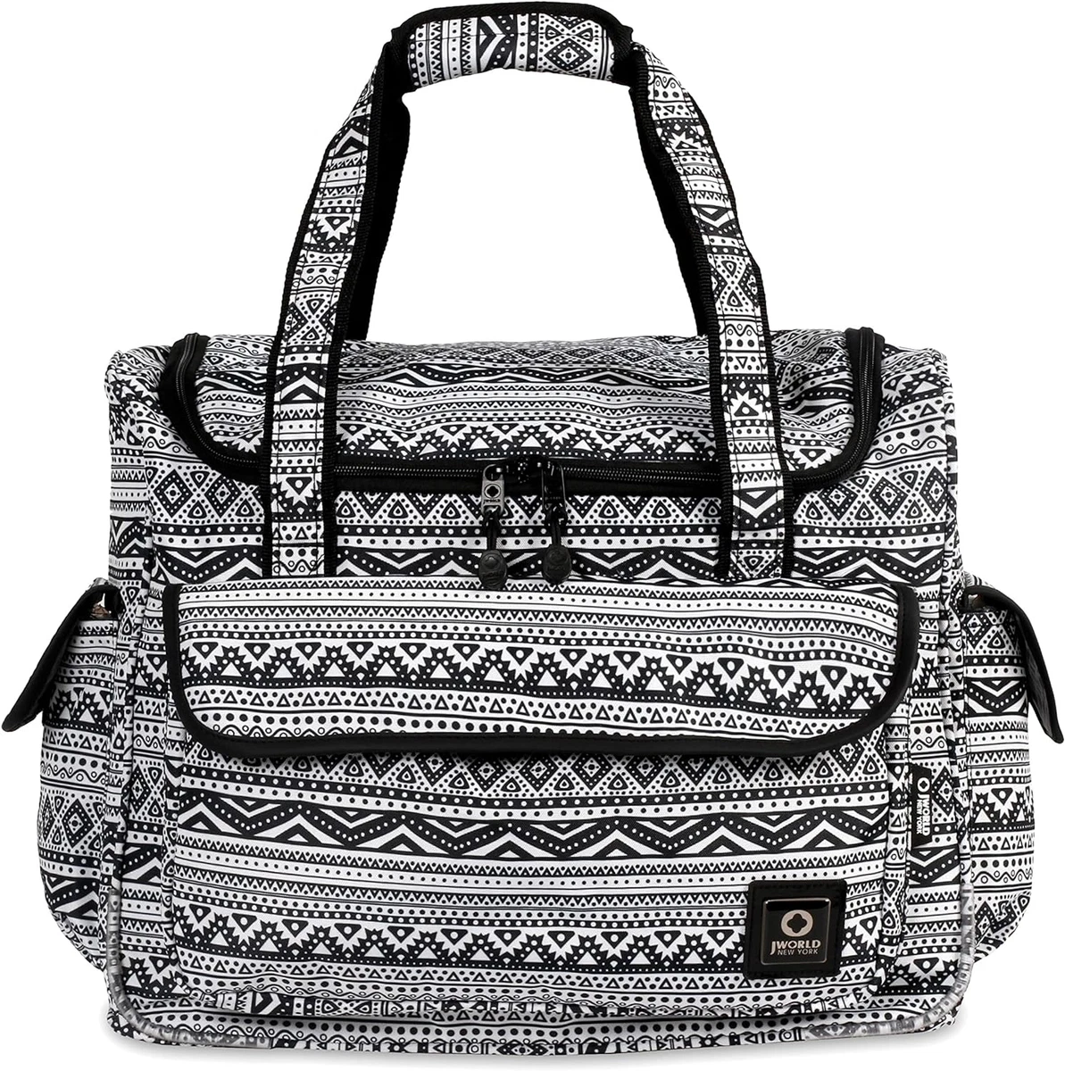Donna Rolling Tote Bag on Wheels for Women. Laptop Carry On
