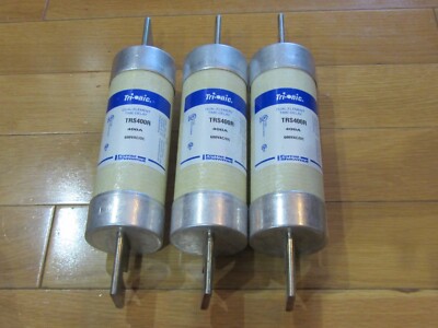 FARRAZ SHAWMUT TRS400R TRIONIC TIME DELAY 400AMP FUSES! LOT OF 3! The Very BEST!