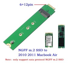 M.2 NGFF 128G/256G Adapter SSD Card for 2010-2011 MACBOOK Air A1369 A1370