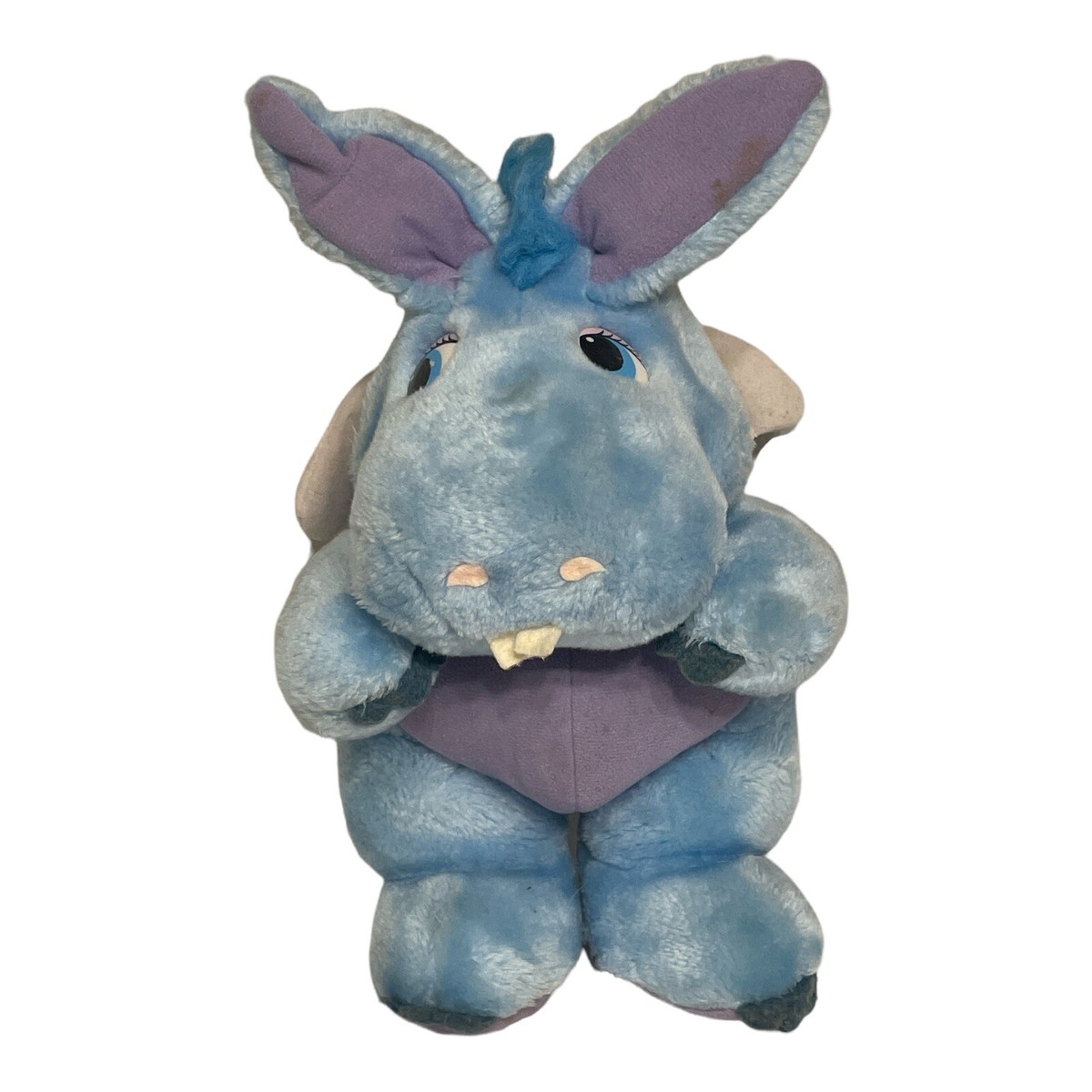1985 Hasbro Wuzzles Winged Hippo Bunny Ear Hoppopotamus