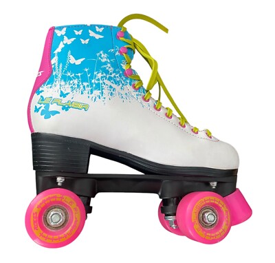 Roces Roller Skates Womens Girls US Size 5  Pink Wheels And Stopper UK 3 EU36