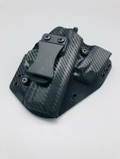 Fits a Glock 19 Glock 23 Hades SidecarBlack Carbon Kydex IWB USA Made Holster