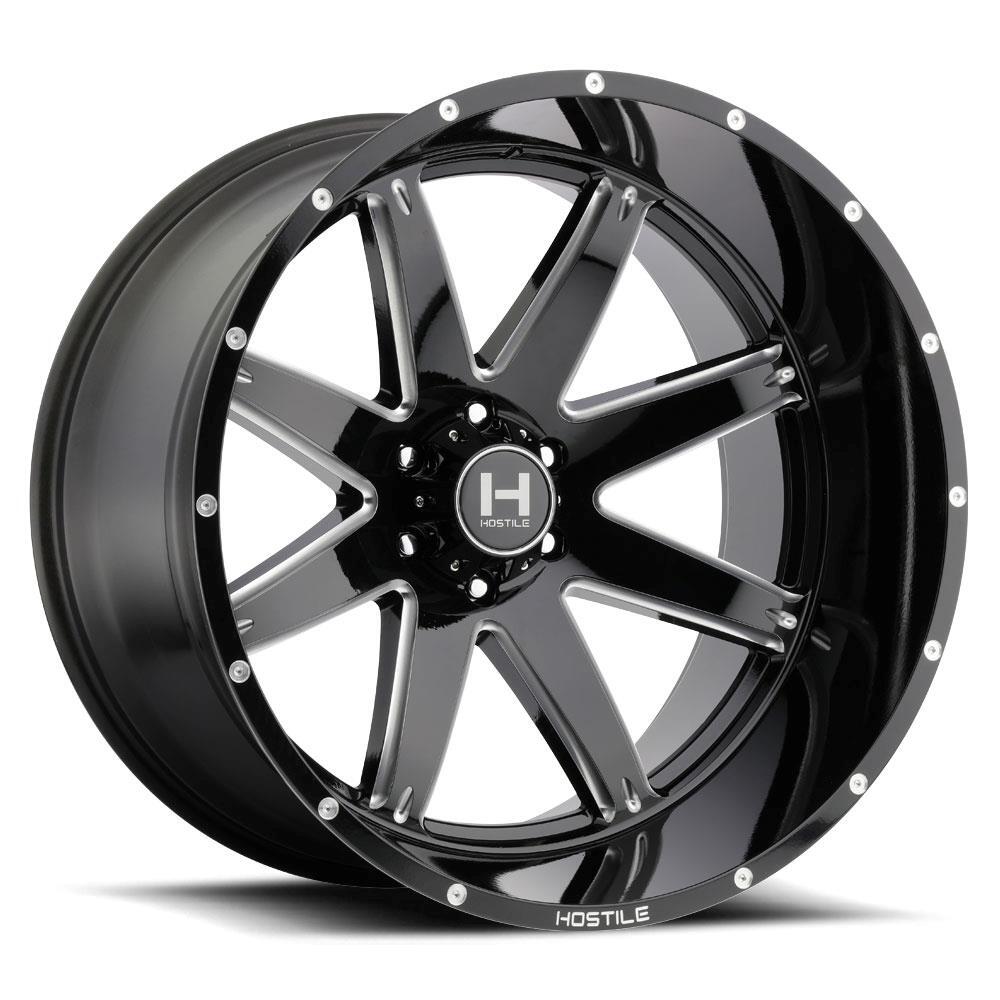 22in Blade Rim 22 inch 22x12 Hostile Alpha Blade Cut wheels rims 6x5.5 6x139.7 -44 | eBay