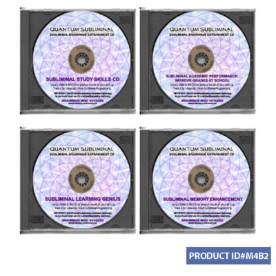 4 CDs STUDY SKILLS IMPROVE YOUR ACADEMIC PERFORMANCE ACCELERATED LEARNING MEMORY