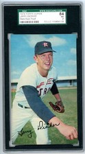 1970 Topps Baseball Super SQUARE CORNER Proof LARRY DIERKER Blank Back SGC 7 NM