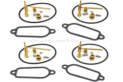HONDA CB350F CB350 FOUR CYLINDER CARB REPAIR REBUILD KIT 1972 1973 1974 SET OF 4