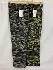 New Mens Cargo Combat Trousers Army Camouflage Camo Military Pants S - 3XL