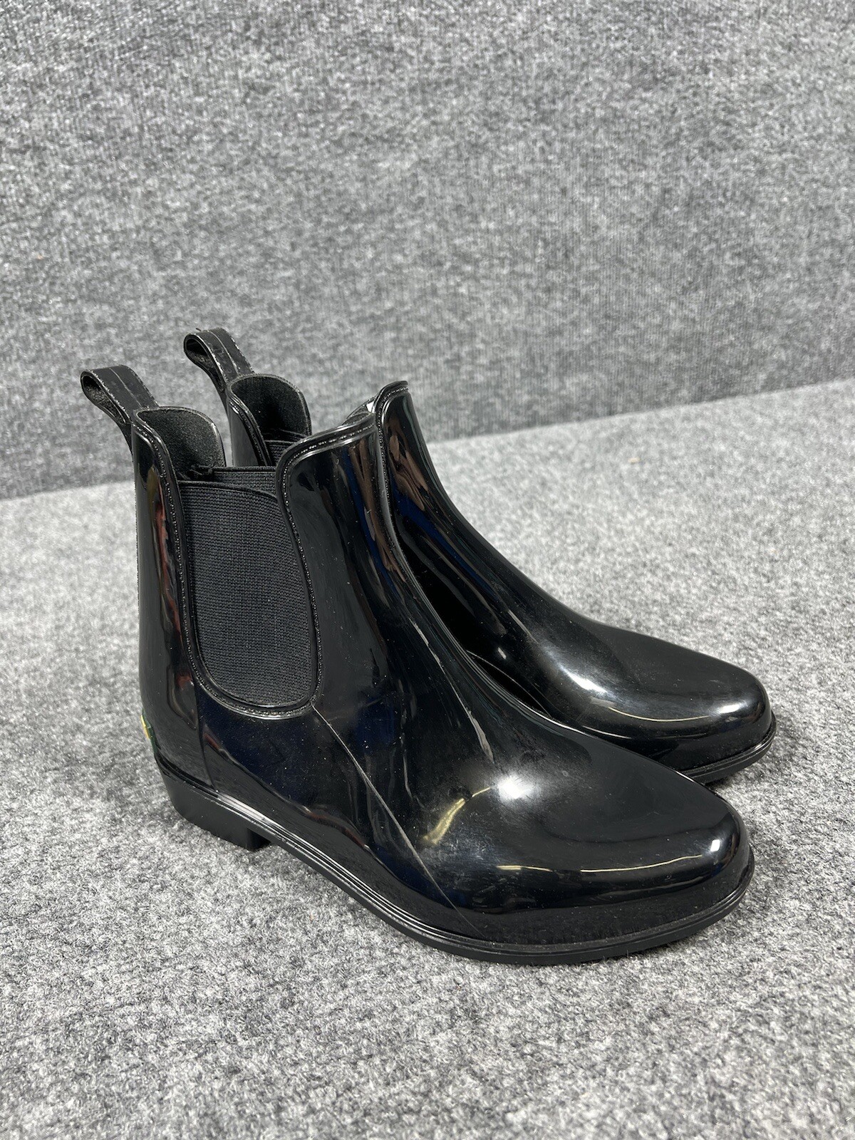 Lauren Ralph Lauren Womens Tally-Bo-Rai Black Round Toe Ankle Rain