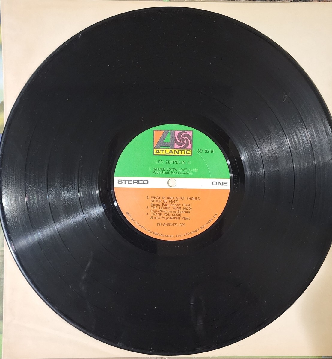 LEDZEPPELIN Ⅱ レコード盤　SD8236ジャンクにて LEDZEPPELIN Ⅱ レコード盤 SD8236ジャンクにて LEDZEPPELIN Ⅱ