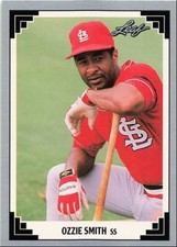 1991 Leaf Series 1 Ozzie Smith Cardinals #80