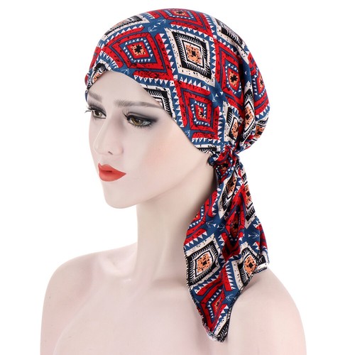 Damen Muslim Hijab Krebs Chemo Mütze Turban Kappe Abdeckung Haarausfall Kopftuch Halstuch - Bild 22 von 36