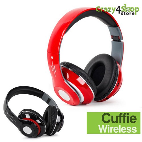 Cuffie bluetooth cuffia wireless MP3 con radio FM slot micro SD cellulare  iphone | eBay