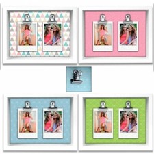 Cornice in legno con clip portafoto ideale per instax mini