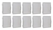 (10 Box Lot) Ultra Pro 15-Card Hinged Plastic Boxes Holders For Trading Cards  