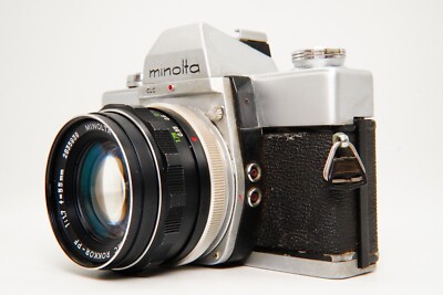 Exc+4 MINOLTA SR 101 SLR Film Camera w/ MC W.ROKKOR-PF 55mm F1.7 Meter works