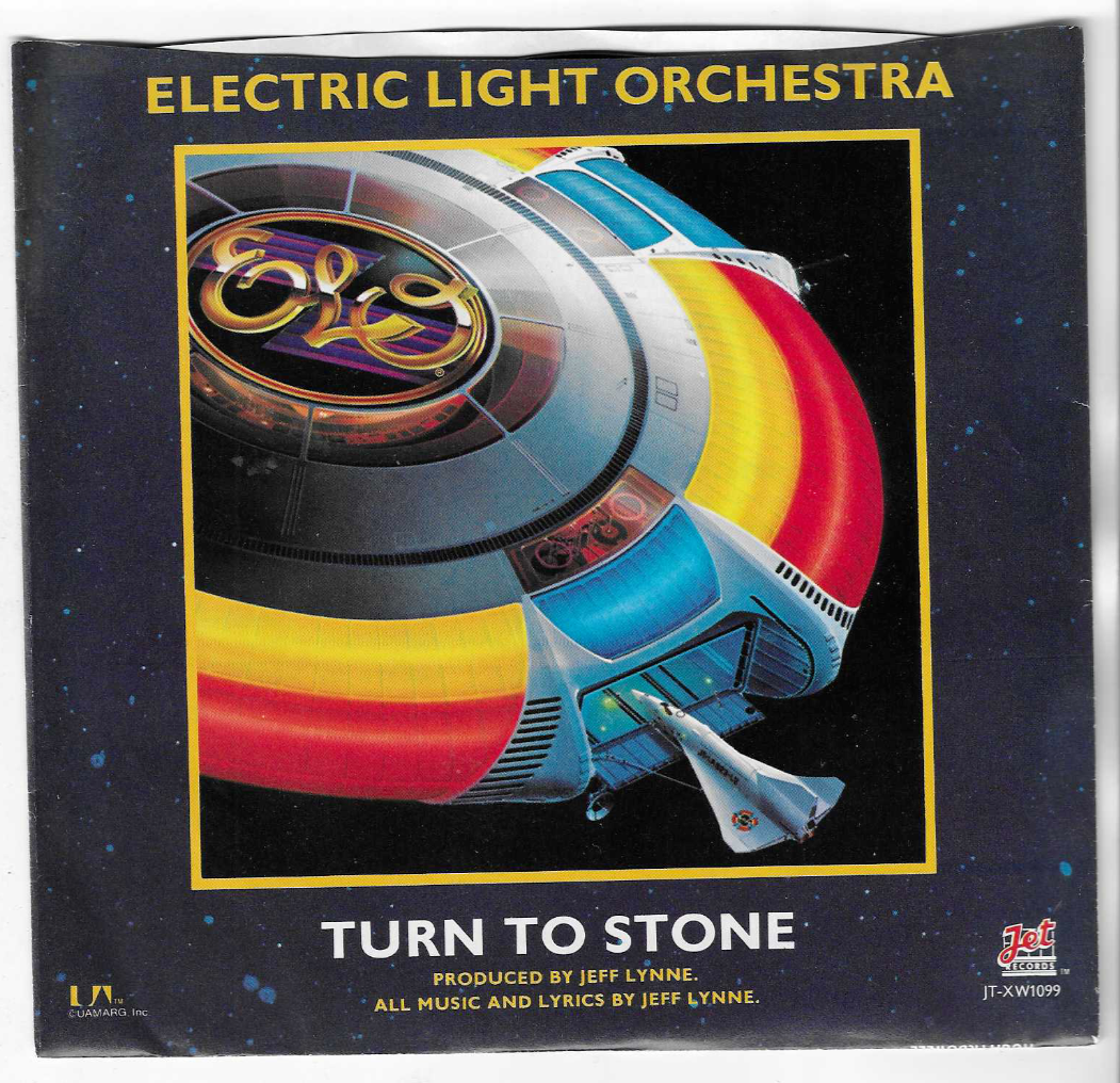 ELECTRIC LIGHT ORCHESTRA TURN TO STONE / MISTER KINGDOM 1977 45 w
