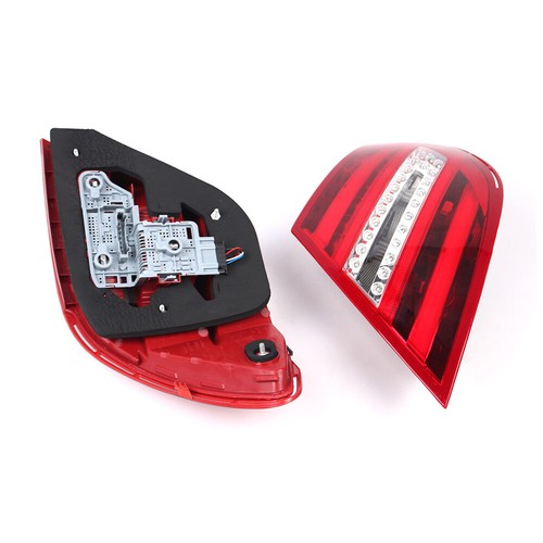 2Pcs LED Rear Tail Light Brack Lamp For Mercedes Benz Class C W204 2011-2014 - Bild 19 von 20