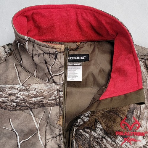Realtree Womens Soft Shell Xtra Camo Hunting Jacket Size L Water Wind Resistant - Picture 9 of 18