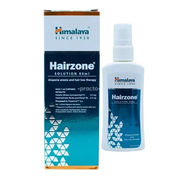 5 X ACEITE SOLUCIÓN HIMALAYA HAIRZONE 60ML PREVIENE LA CAÍDA DEL CABELLO, PROMUEVE EL CRECIMIENTO DEL CABELLO Foto 4 de 4