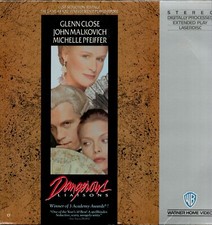 Dangerous Liaisons LASERDISC Glenn Close John Malkovich Michelle Pfeiffer