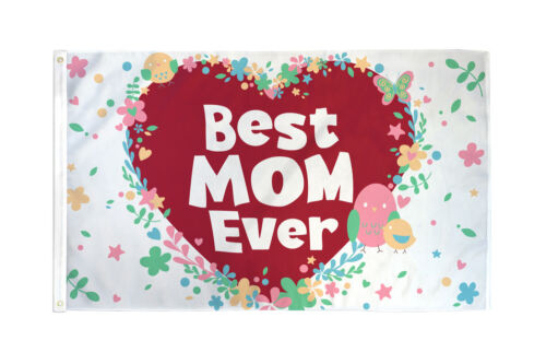 Best Mom Ever Flag 3x5ft Happy Mother's Day Flag For Mom Appreciation Flag - Picture 2 of 2