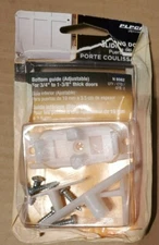 Prime Line N 6562 Wardrobe Door Guide, 3/4", White E