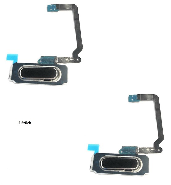 2X Home Button FüR Samsung Galaxy S5 SM-G900F Finger Sensor Flex Kabel Schwarz-image