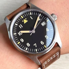 20ATM Diving Tandorio 39mm NH35A Pilot Automatic Men's Watch Sapphire Glass Date