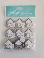 Jolees Boutique MR & MRS ENVELOPE REPEATS scrapbooking stickers 