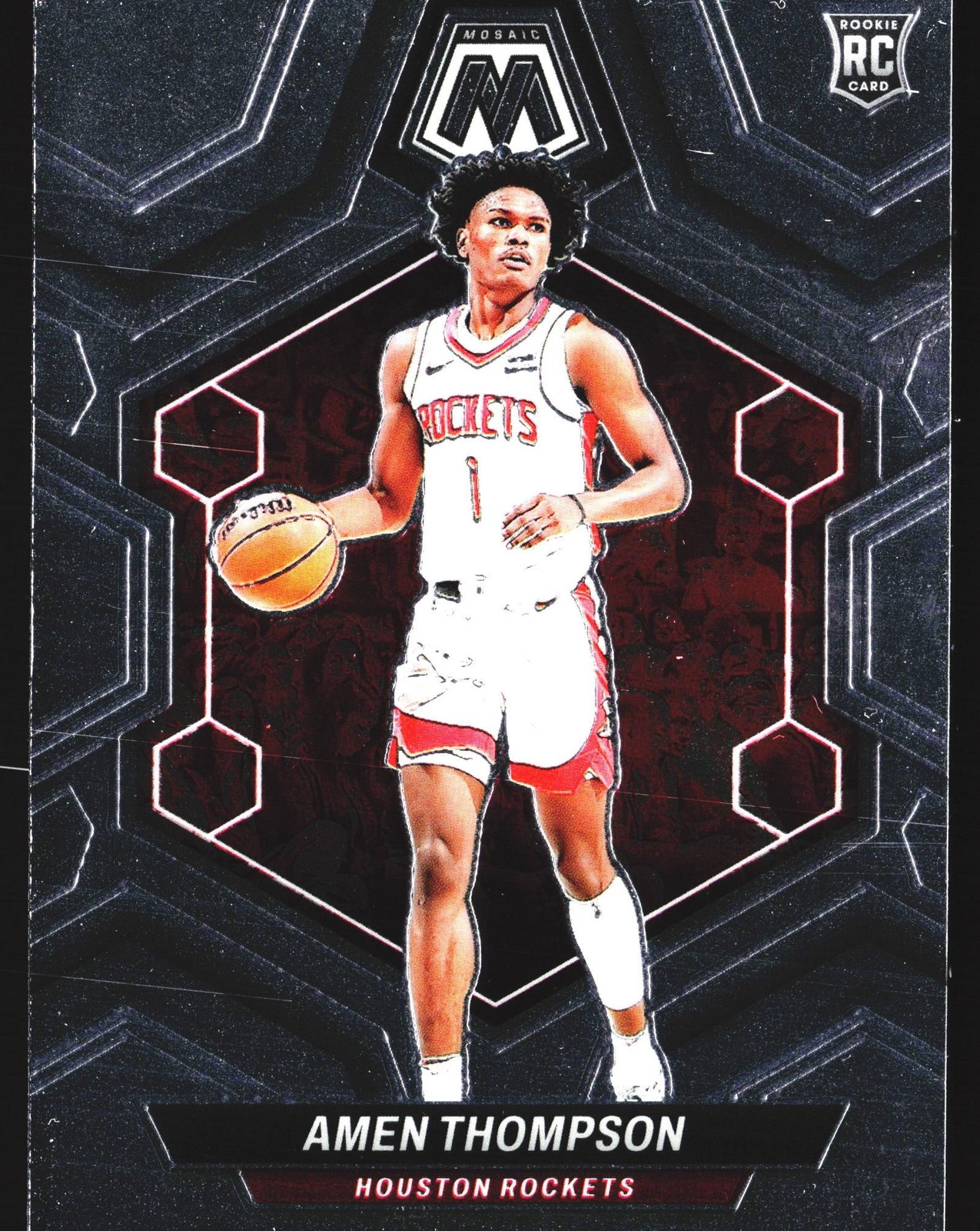 Amen Thompson Rookie 2023-24 Panini Mosaic Rookie RC Houston Rockets #230