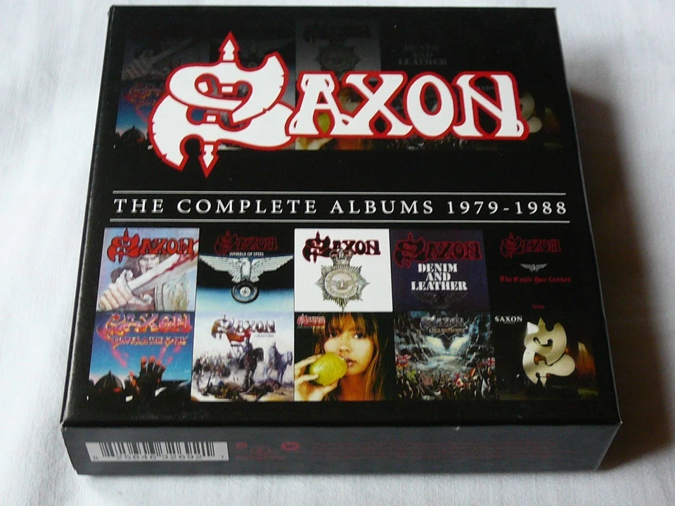 SAXON``The Complete Albums 1979-1988´´10 CD Box mit 71 !!! Bonustracks - Bild 2 von 4