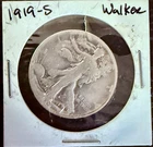 1919-S Walking Liberty Half Dollar VERY GOOD Silver 50c