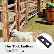 T Post Puller Plate Heavy Duty Steel Fence Post Puller