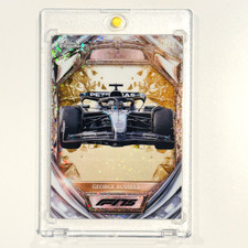 2025 Topps Chrome Formula 1 F1 George Russell Diamond 75th Anniversary Gold /50