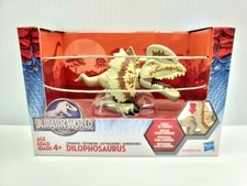 Jurassic World Dilophosaurus Chompers 2015 Hasbro Toy 4" Figure Age 4 Universal