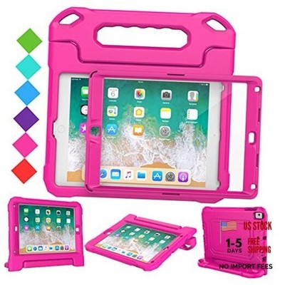 Kids Case for iPad 5th/6th Generation (9.7 inch, 2017/2018), iPad Air 1 & Pink