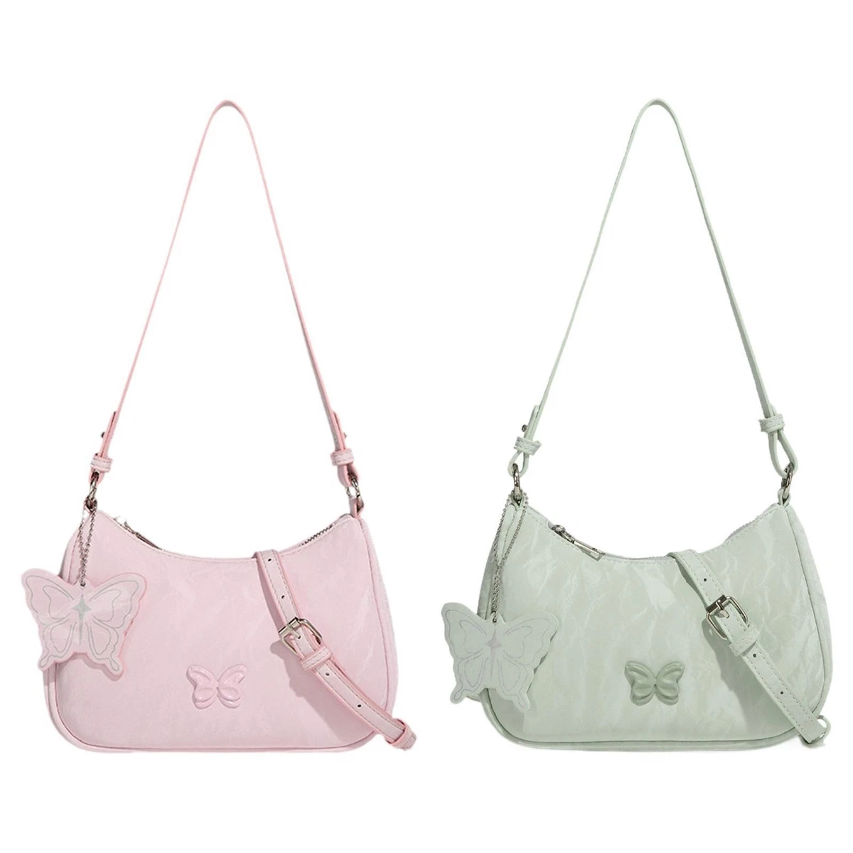 Graziosa Borsa Da Sera A Farfalla Alla Moda Con Tracolla Piccola Borsa A Catena Per Da Sera