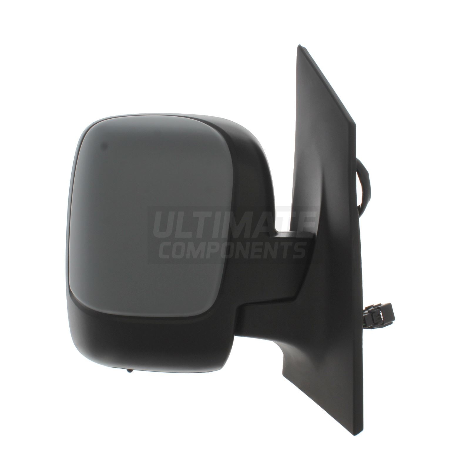 Fits Fiat Scudo Van 2007-2017 Electric Single Glass Mirror Primed Drivers Side