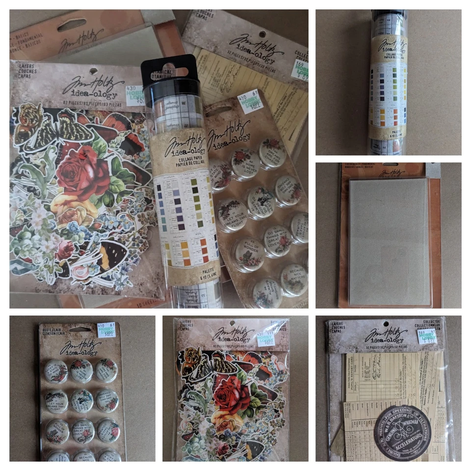 ¡Nuevo! TIM HOLTZ Idea-ología Adornos Efímeros ¡ELIGE ENTRE MÁS DE 70 ARTÍCULOS! Foto 2 de 4