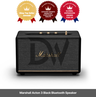 Marshall Acton 3 Schwarz Bluetooth Lautsprecher / Express / Original
