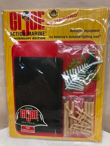 G I JOE HASBRO ACTION MARINE 40th ANNIVERSARY EDITION MARINE TENT CAMOUFLAGE