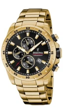 Festina chronograph gold steel watch F20541/4