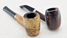 2 pc Vintage Missouri Meerschaum Corn Cob Tobacco Smoking Pipes Bin5