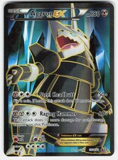 Aggron EX (153 Full Art) Holo Ultra Rare XY - Primal Clash 153/160 LP on eBay