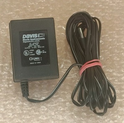 Genuine Davis Instruments 7916 AC Adapter 9V DC Power Supply ~ Weather Station